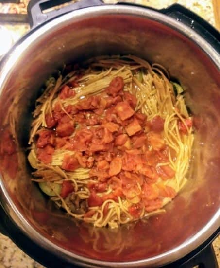 eggplant pasta in instant pot